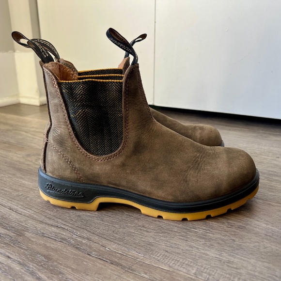 Blundstone 1944 Chelsea Boots Rustic Brown/Mustard AU Size 4/Women’s US 7 - Picture 7 of 12